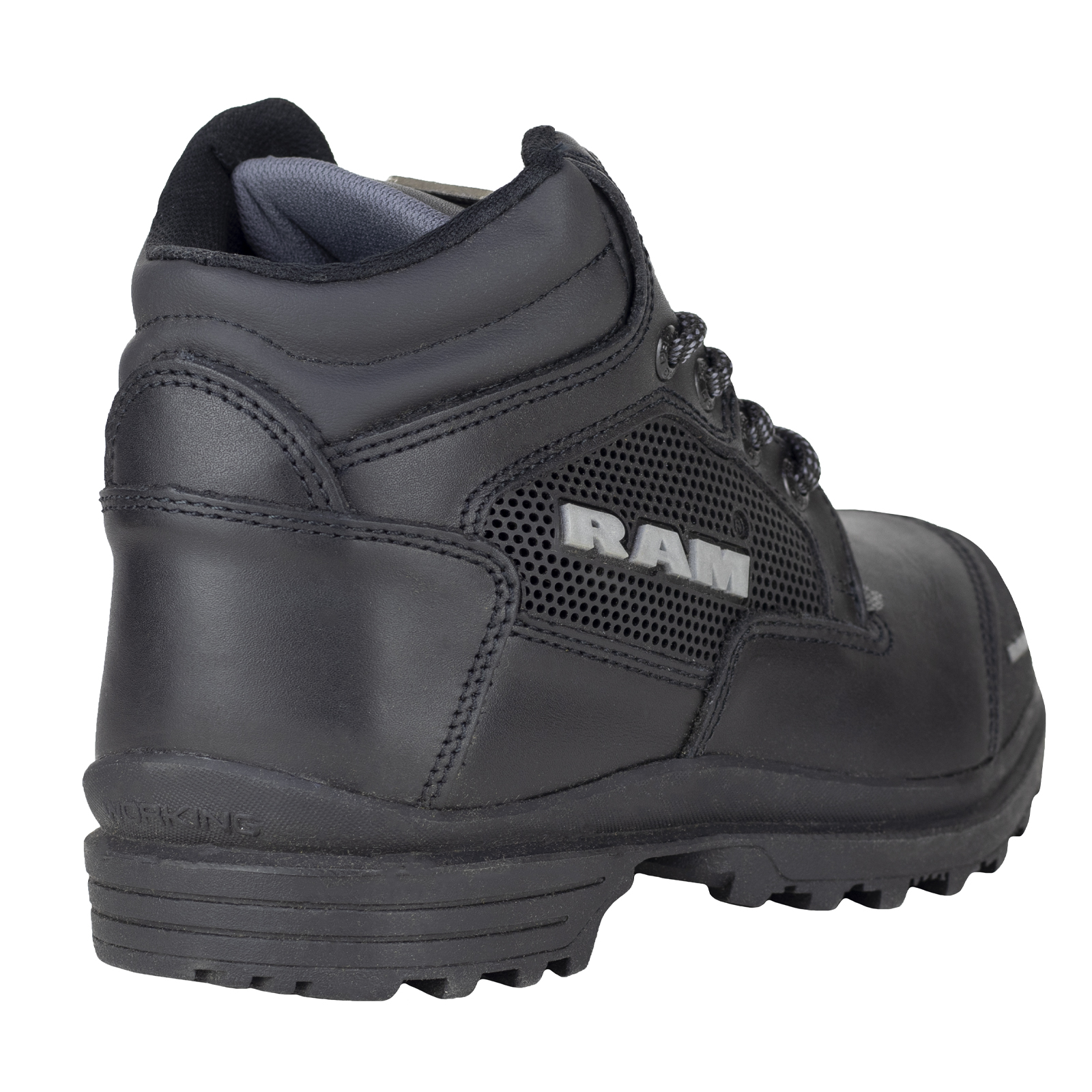 Bota Industrial De Seguridad Ram 9403 Negro Casquillo Acero