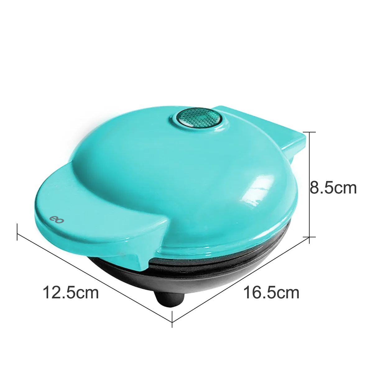 Waflera Electrica Portátil Para Desayuno Rápido Cian