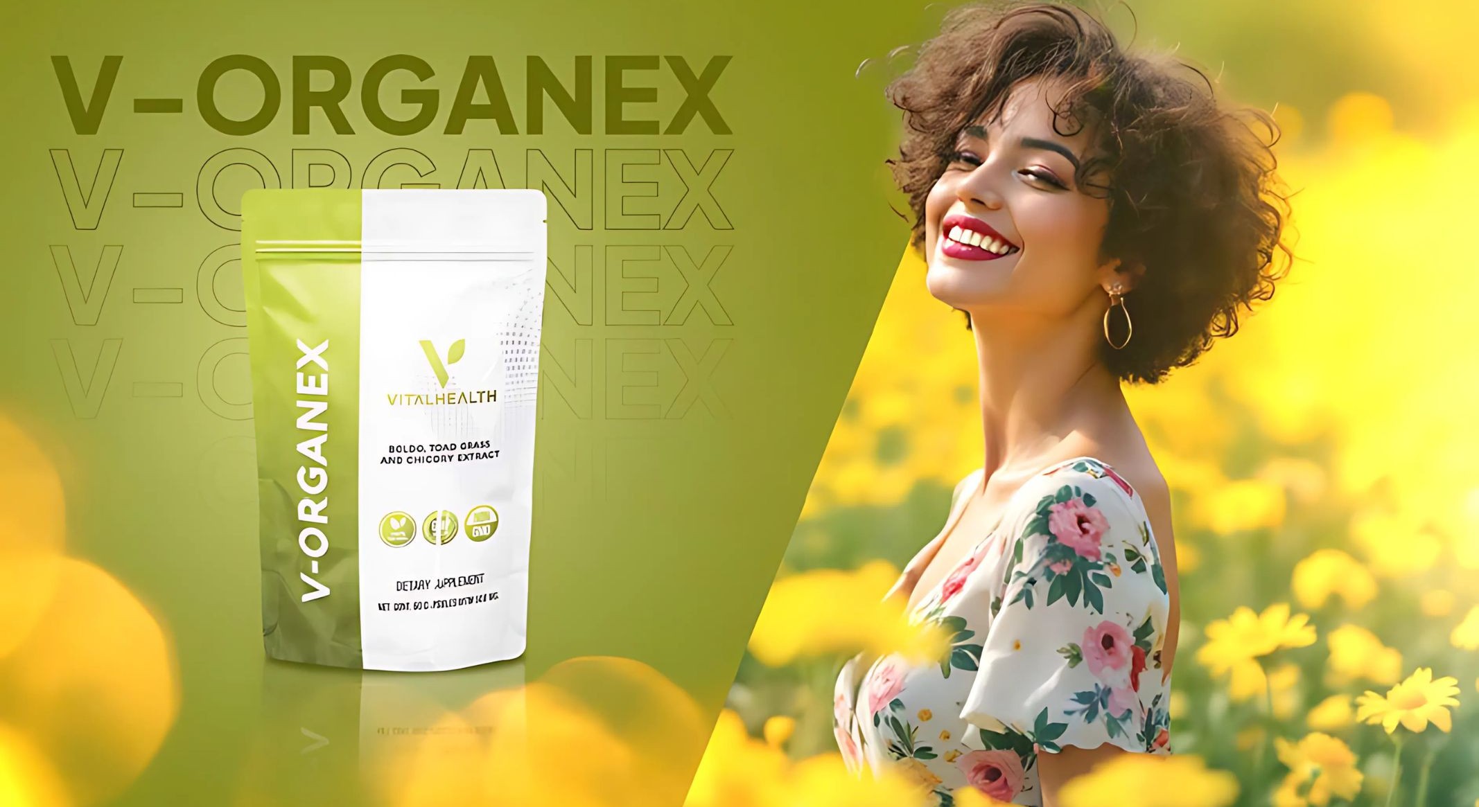 V-Organex VitalHealth – Suplemento Natural para Salud Hepática y Digestiva – 60 Cápsulas