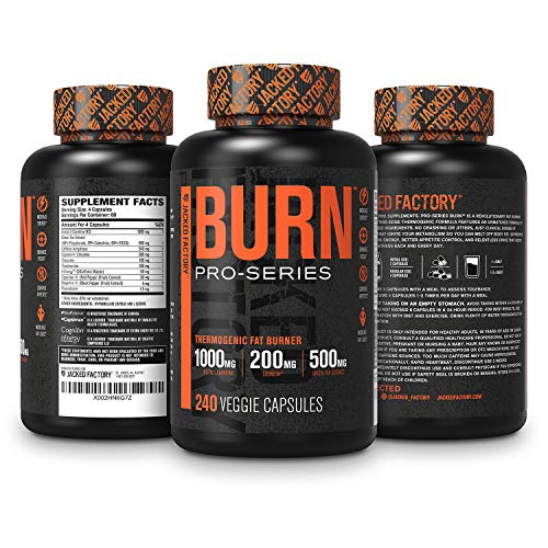 BURN Pro-Series Thermogenic Fat Burner 240 cap - Quemador de Grasa Termogénico