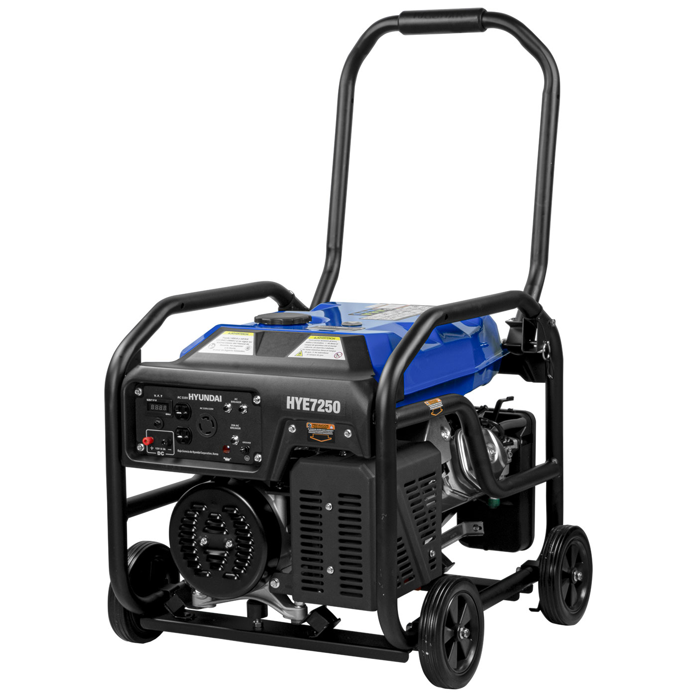 GENERADOR A GASOLINA PROFESIONAL HYUNDAI 7250W C/MOTOR 15 HP 110V/220V - HYE7250
