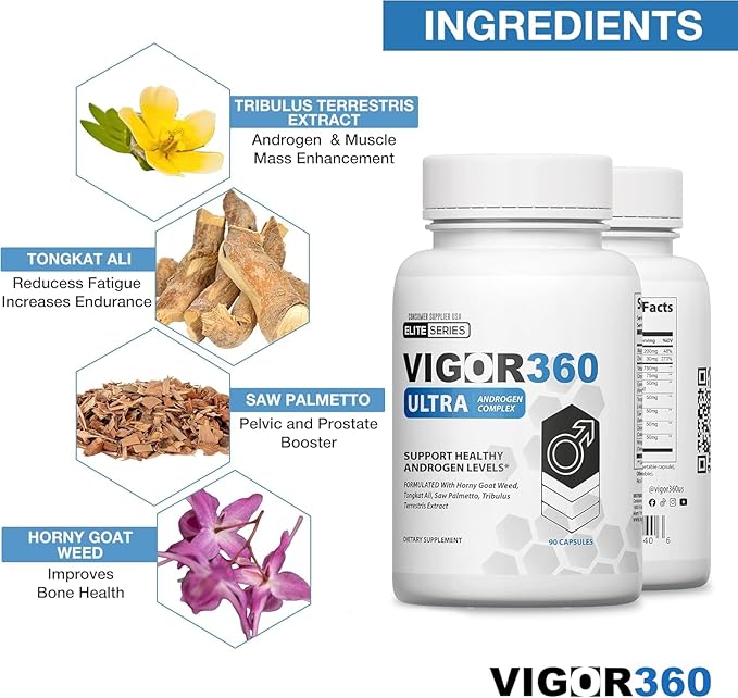 VIGOR 360 Maximum Strength Booster - Refuerzo de Fuerza Máxima