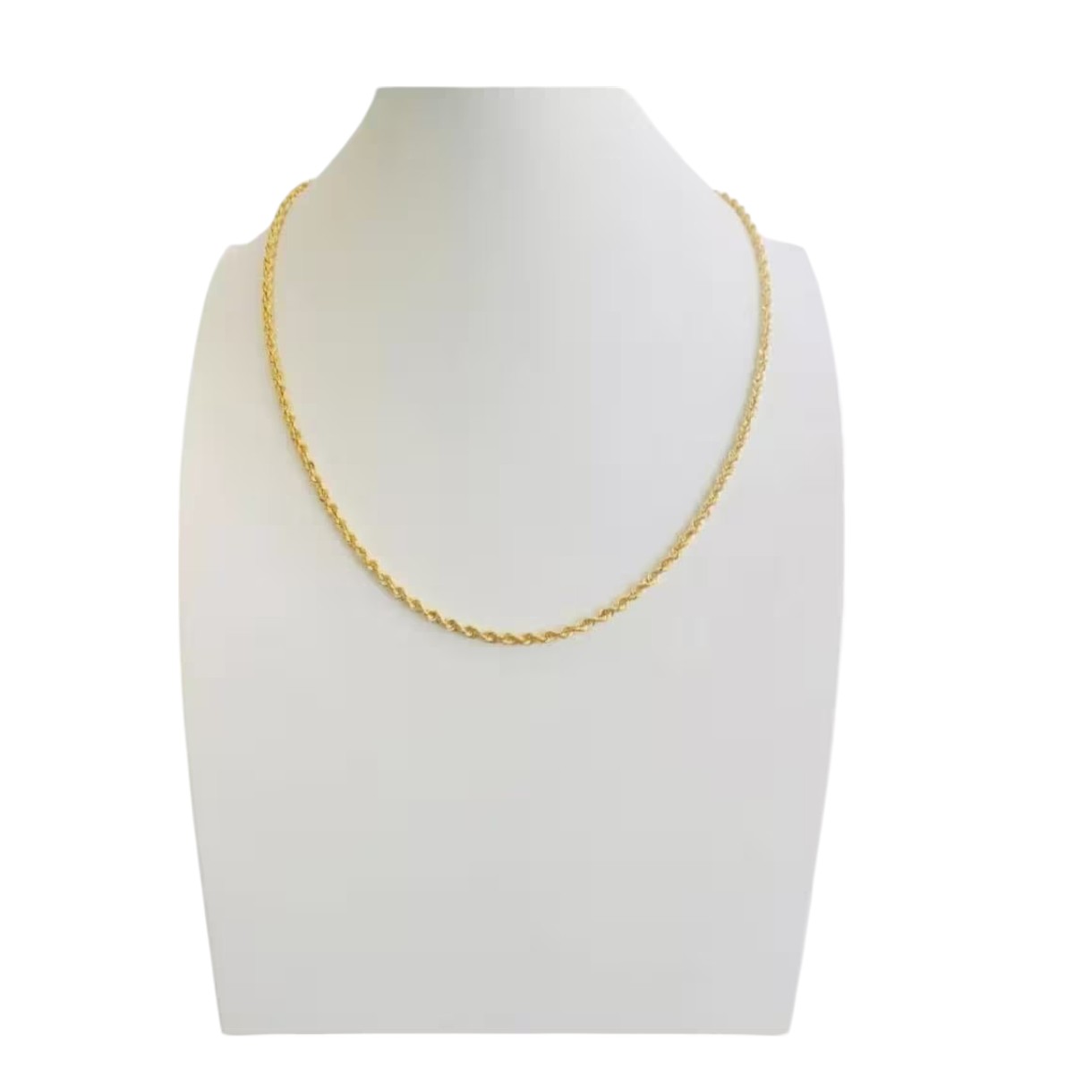 Cadena Torzal 55 Cm X 3 Mm Oro 14 K + Obsequio
