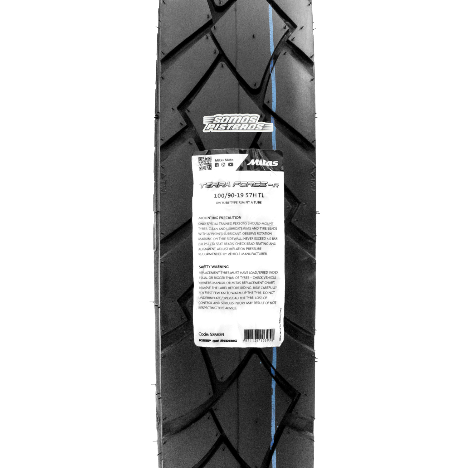 LLANTA MITAS TERRA FORCE-R 100/90 19 57H TL Ktm 390 Adv