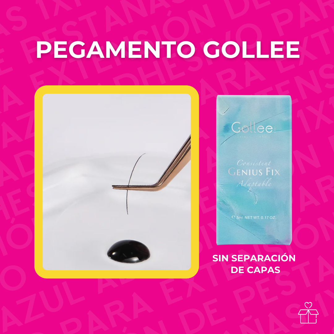 Adhesivo Pegamento Golle Fix Genius Para Pestañas Mink Negro
