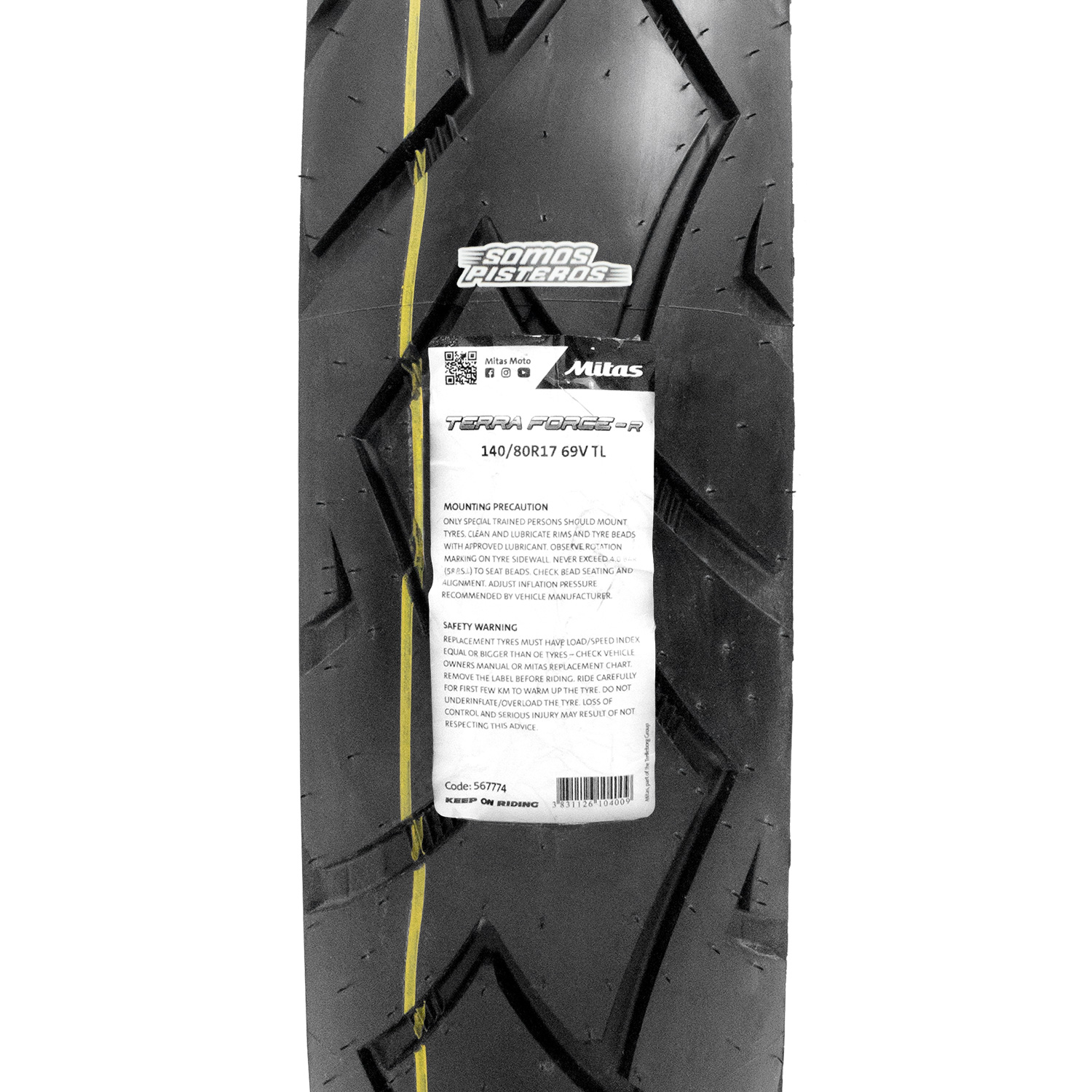 LLANTA MITAS TERRA FORCE-R 140/80 R17 F700GS