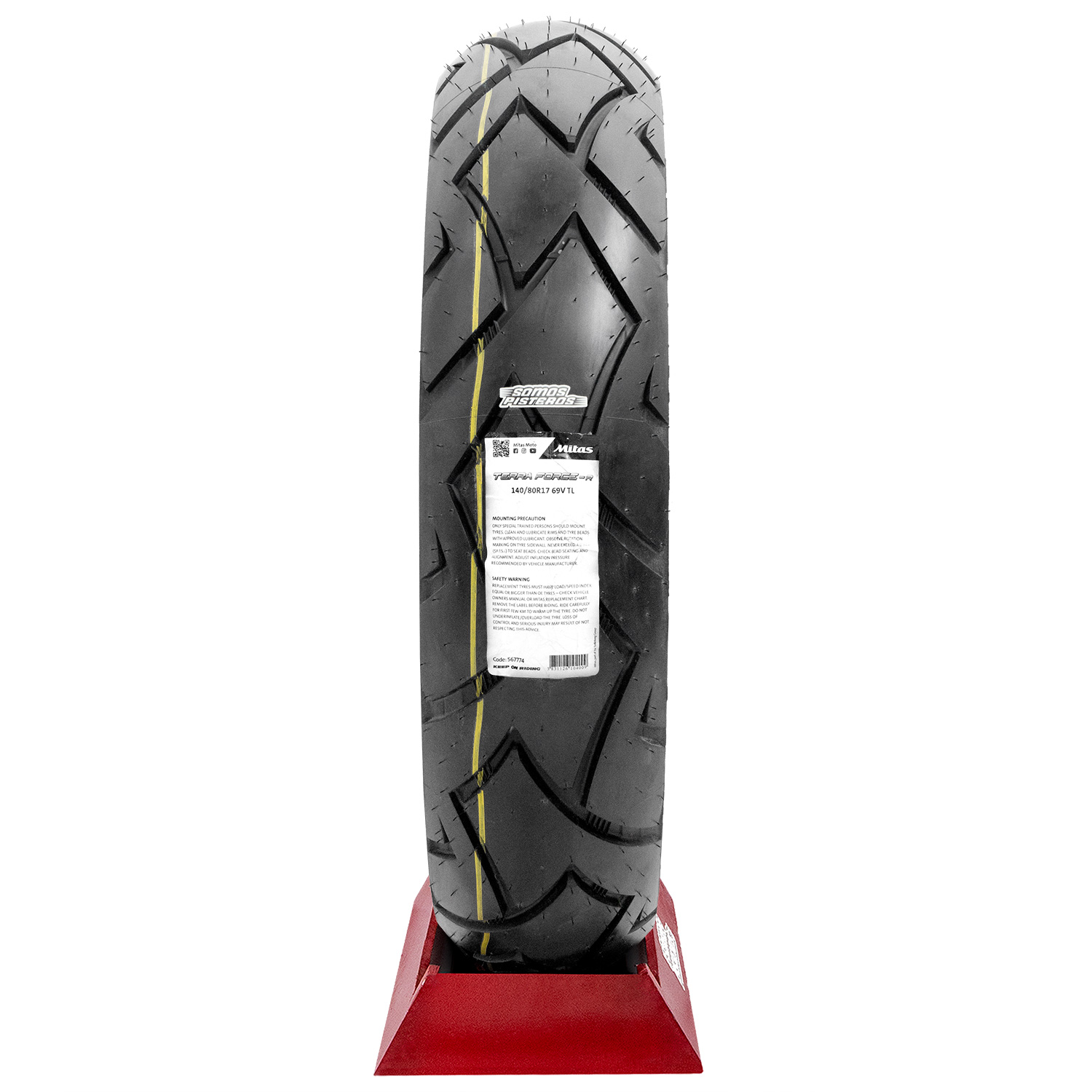 LLANTA MITAS TERRA FORCE-R 140/80 R17 F700GS