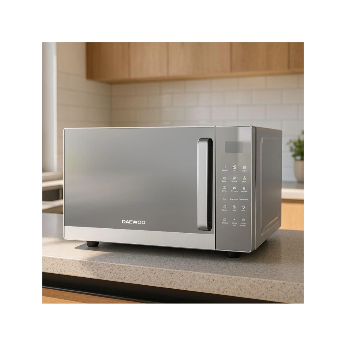 Horno de Microondas Daewoo 0.9 Pies Cúbicos Gris DMM-0920WG