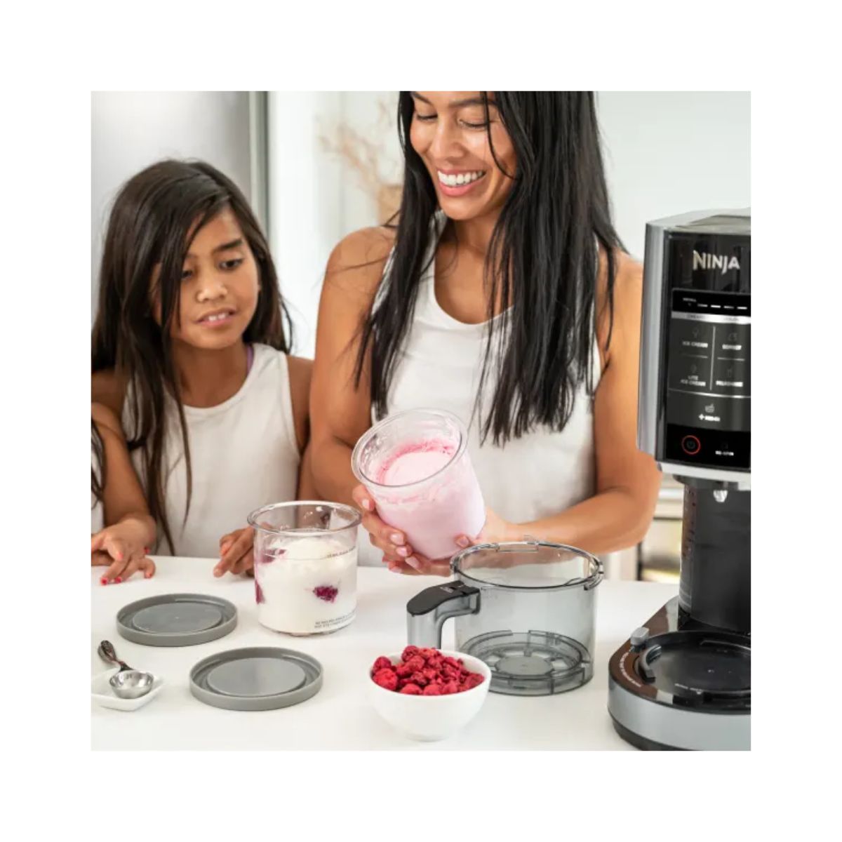 Máquina Para Helados Ninja Creami Negro/Plateado NC300