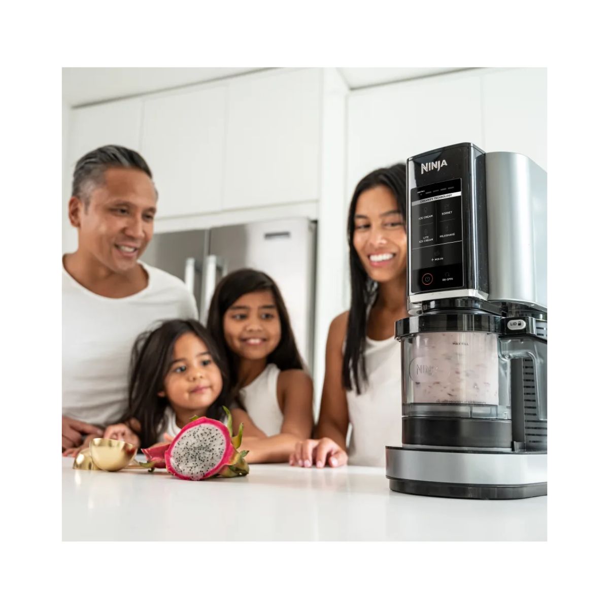 Máquina Para Helados Ninja Creami Negro/Plateado NC300
