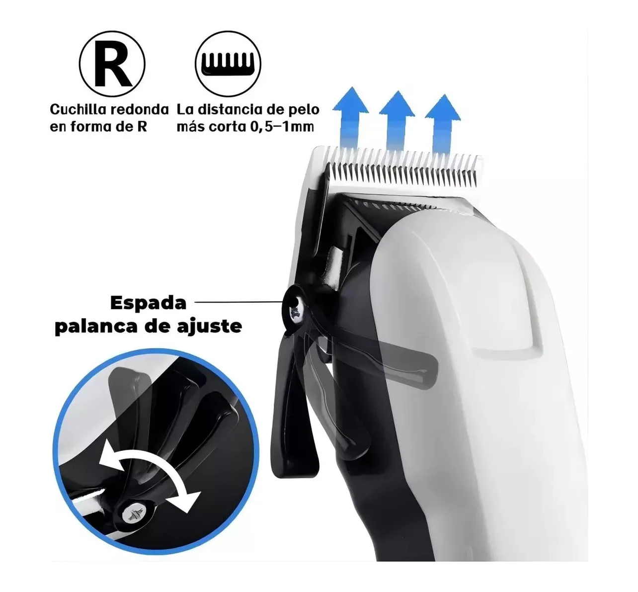 Maquina Para Cortar Cabello Cortadora De Pelo Inalámbrica