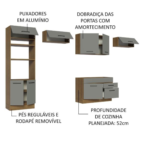 Cocina Integral Completa Modular Madesa Agata 350cm MG 01
