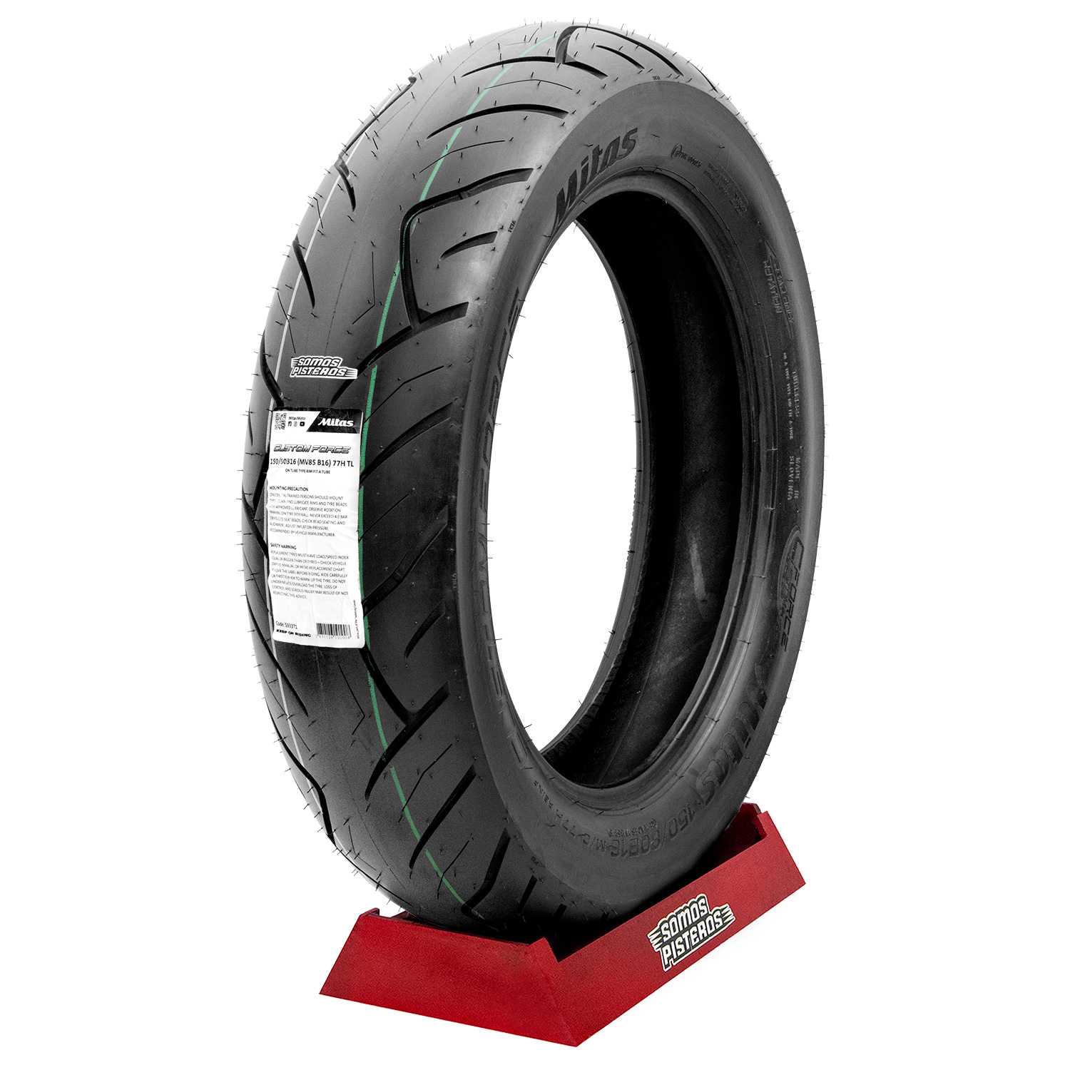 LLANTA MITAS CUSTOM FORCE 150/80 B16 Rear Iron