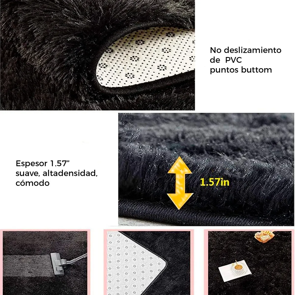 Alfombra De Baño Juego Para Baño Estandar 3 Piezas