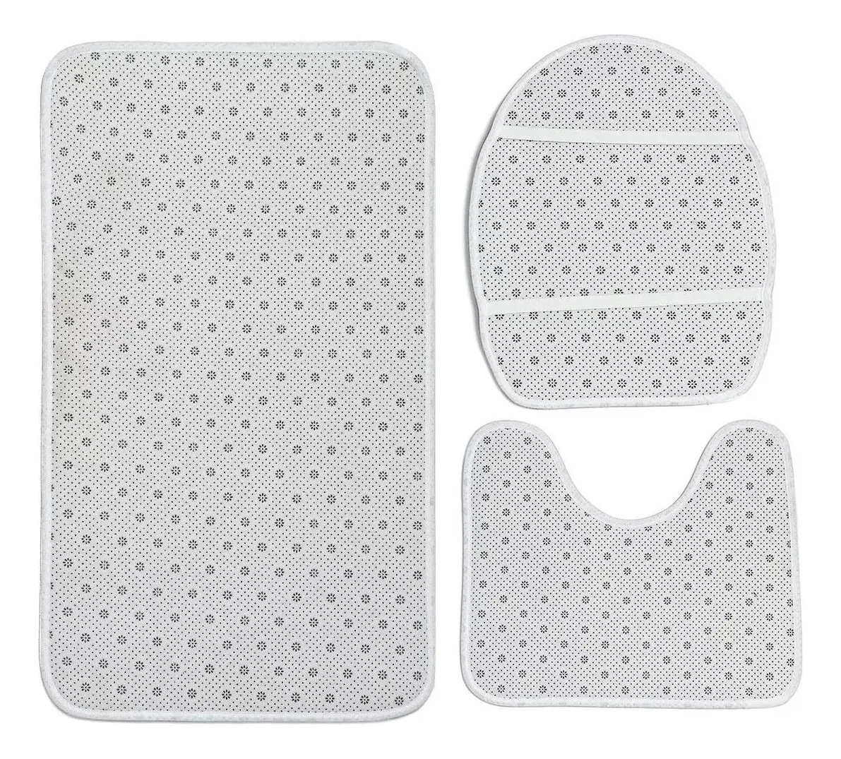 Alfombra De Baño Juego Para Baño Estandar 3 Piezas