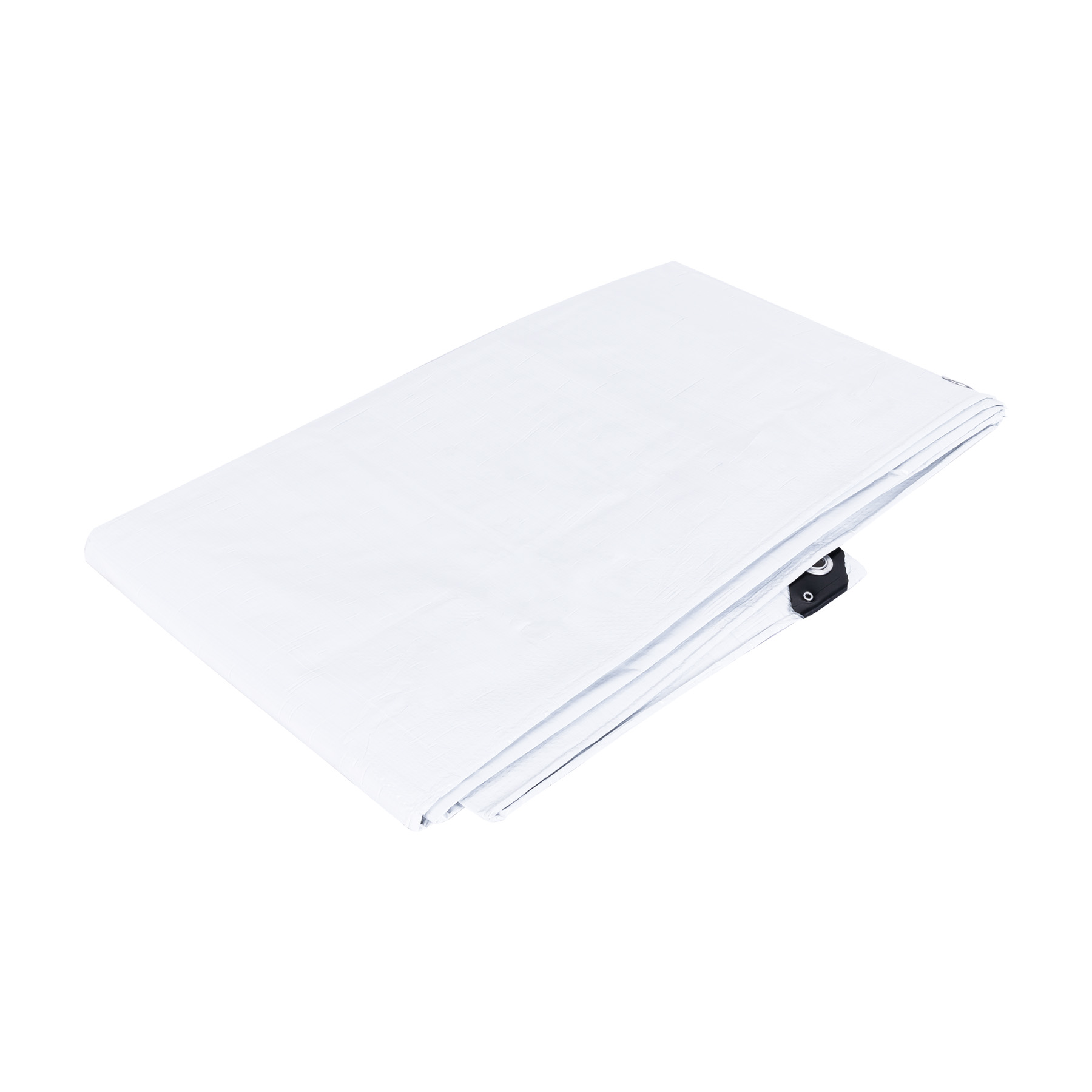 Lona impermeable 4 x 4 m, blanca, 110 g/m2, PRETUL,Multiusos, espesor 0.14 mm