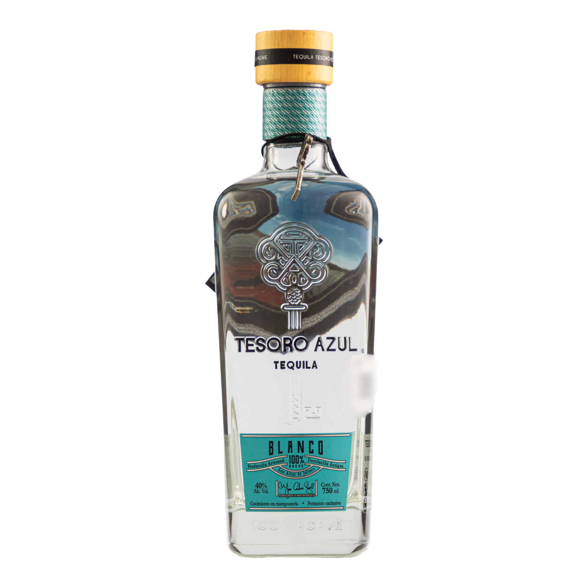 Tequila Tesoro Azul Blanco 750 Ml