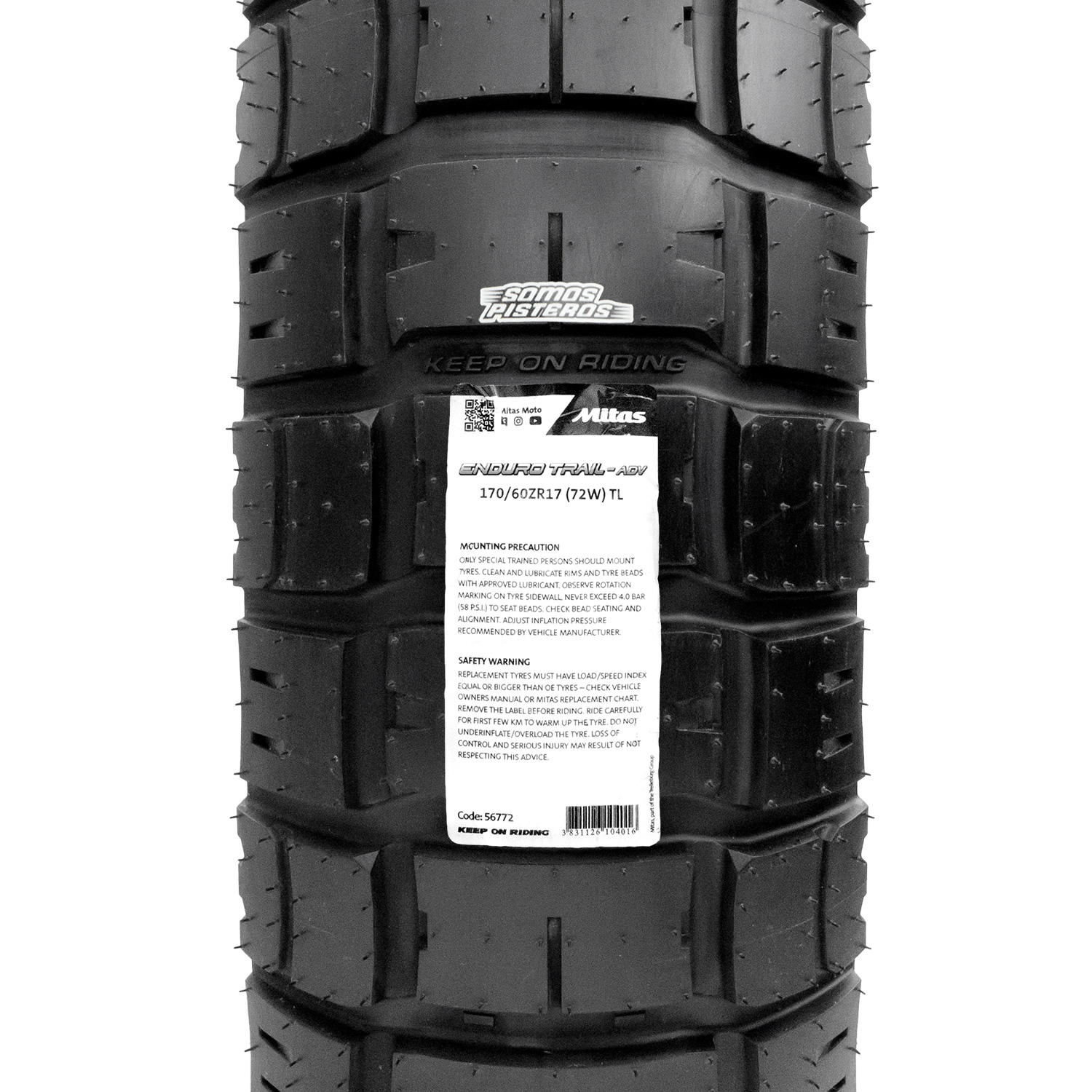 LLANTA MITAS ENDURO TRAIL ADV 170/60 R17 R1250gs Multistrada
