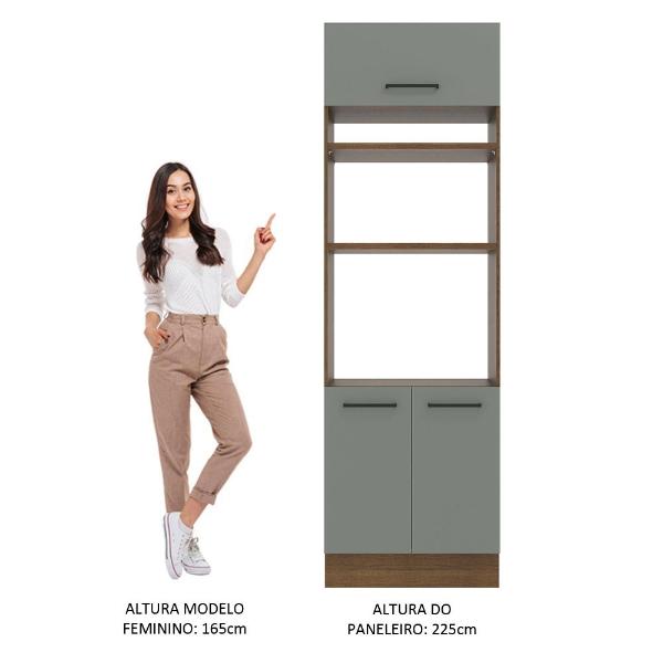 Mueble Para Horno Y Microondas Madesa Agata 70cm MG