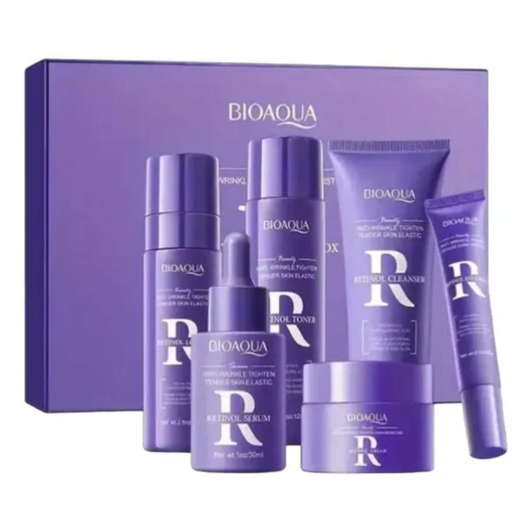 Kit De Cuidado Facial Retinol Hidratantes Antiarruga Bioaqua