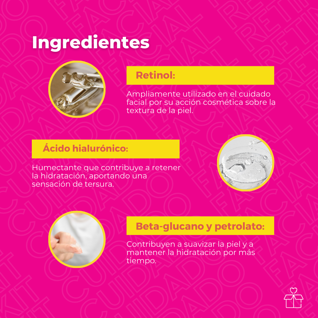 Kit De Cuidado Facial Retinol Hidratantes Antiarruga Bioaqua