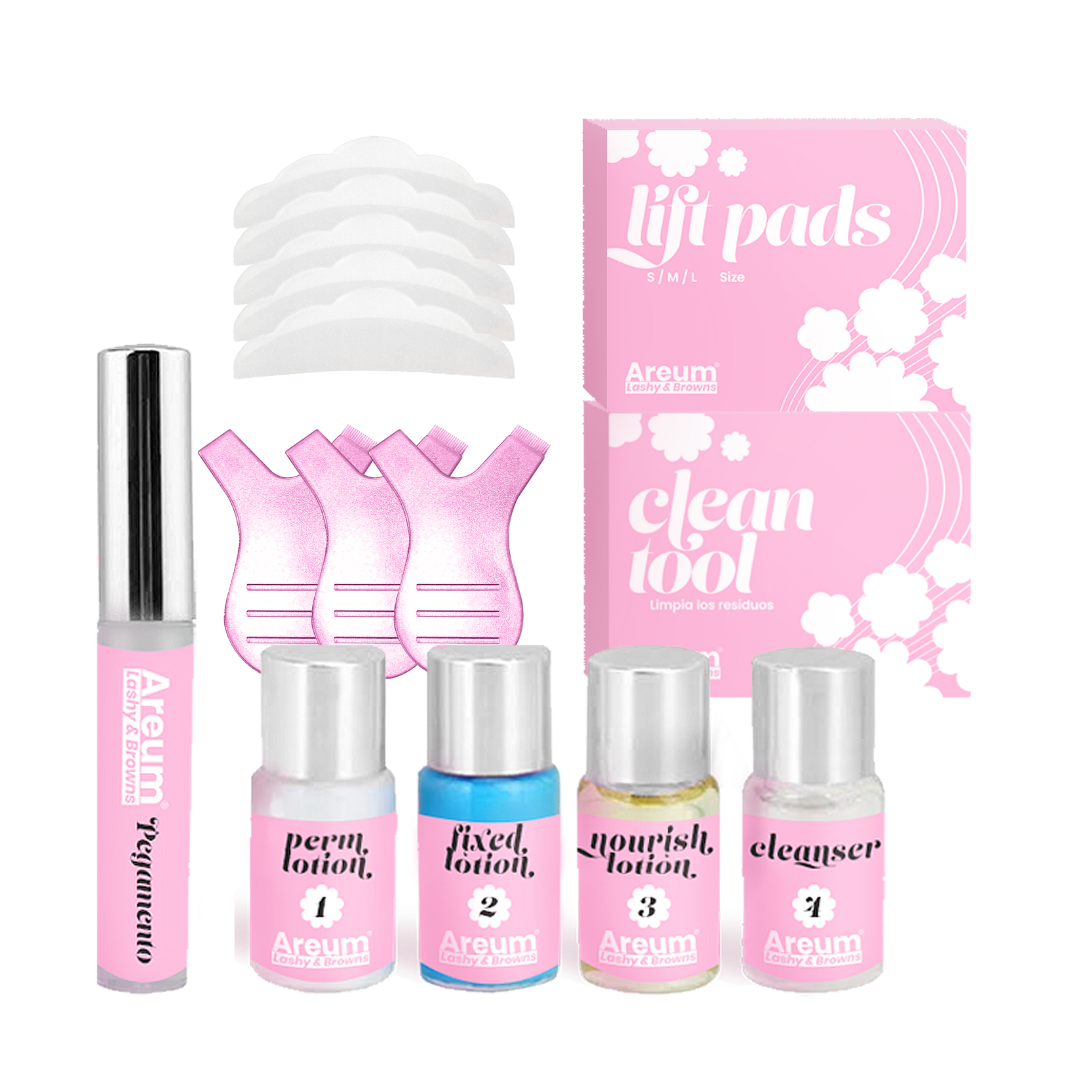 Kit Lifting De Pestañas Profesional Areum Lashy & Browns