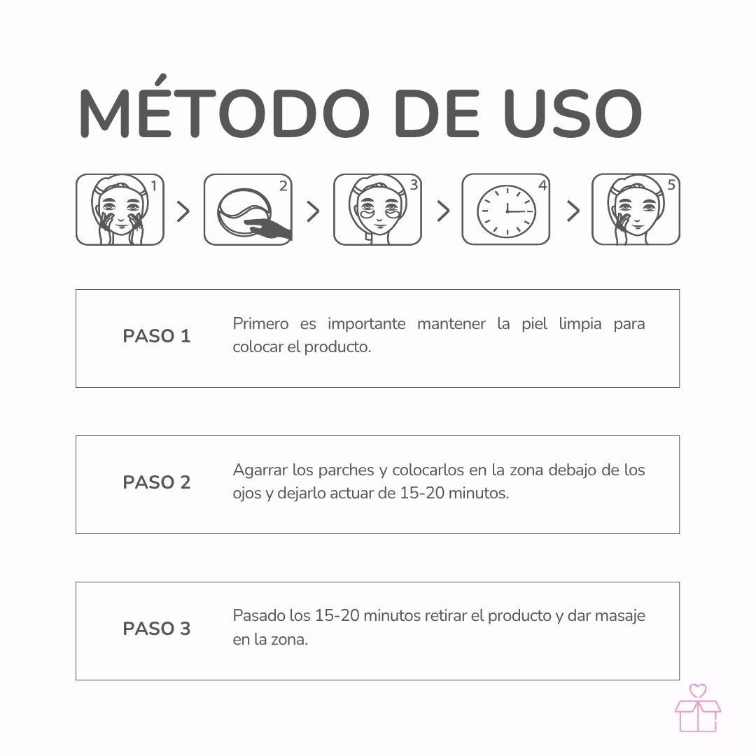 Parches  Areum Hydrogel Ojos Ácido Hialurónico Antiarrugas