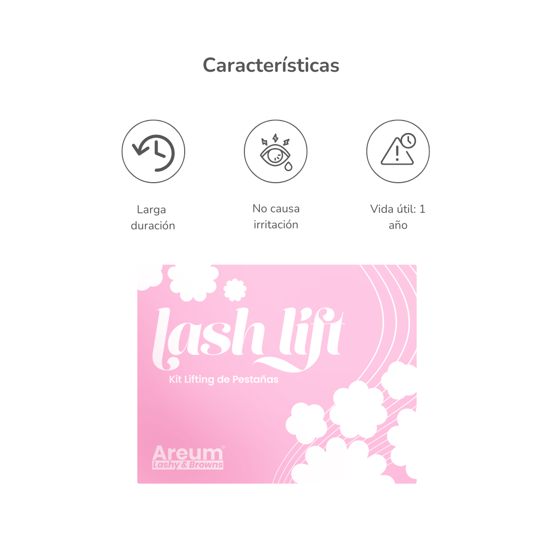 Kit Lifting De Pestañas Profesional Areum Lashy & Browns