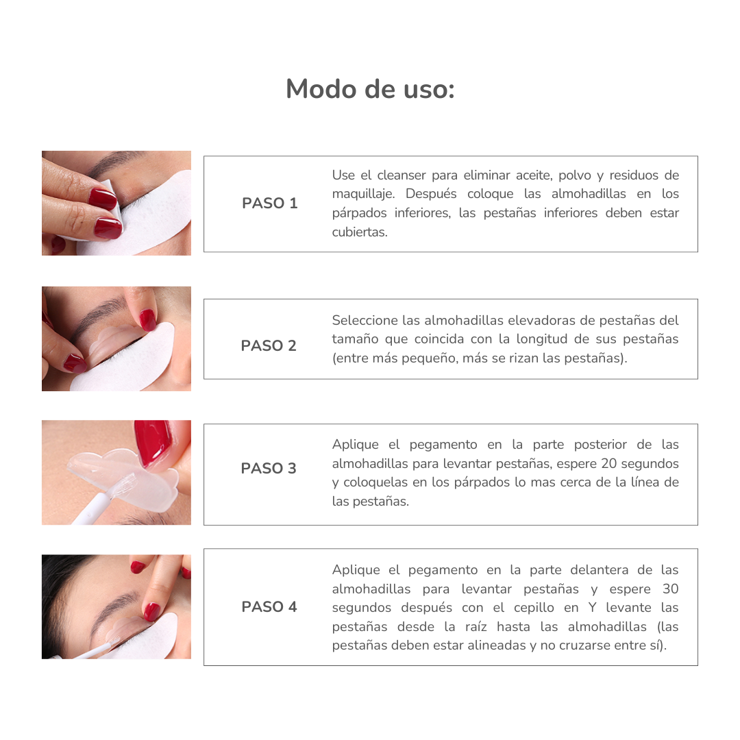Kit Lifting De Pestañas Profesional Areum Lashy & Browns