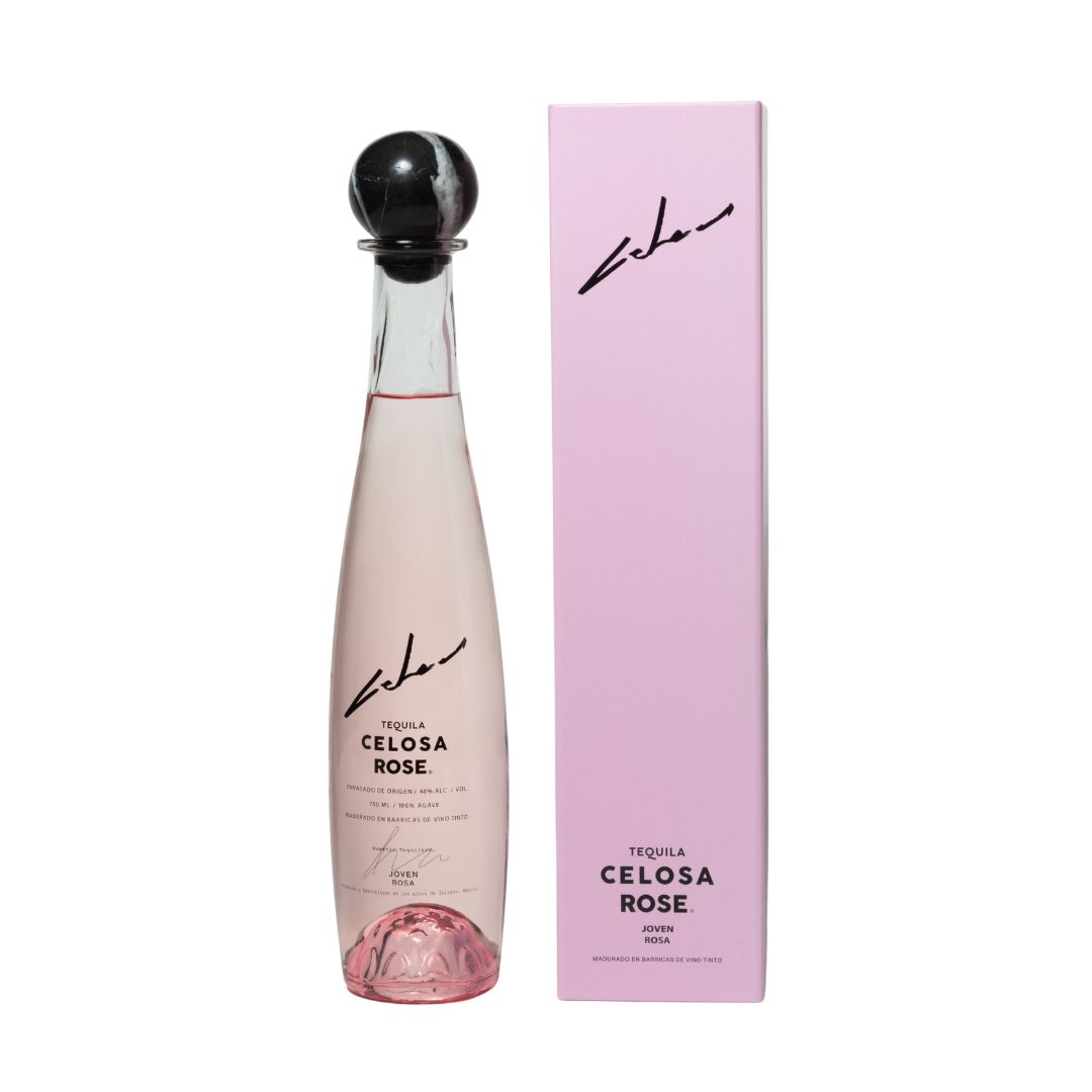 Tequila Celosa Rose Joven Con Estuche 750 Ml