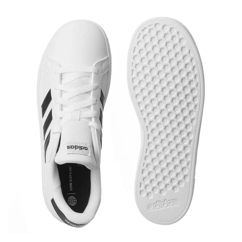 TENIS CASUAL ADIDAS GRAND COURT 2.0 K BLANCO/NEGRO DE MUJER GW6511