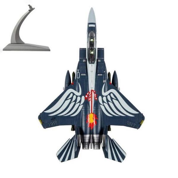 Avión F15 MXFSG-001 F-15E Strike Eagle 1100 19,5x13,3x5,5cm MetalPlástico Base Plástico AzulBlanco, F-15E Strike Eagle