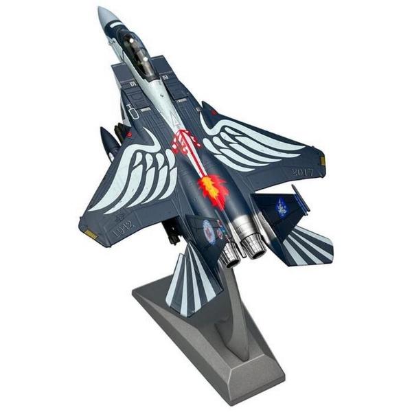 Avión F15 MXFSG-001 F-15E Strike Eagle 1100 19,5x13,3x5,5cm MetalPlástico Base Plástico AzulBlanco, F-15E Strike Eagle