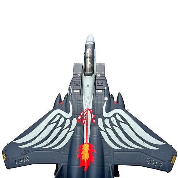 Avión F15 MXFSG-001 F-15E Strike Eagle 1100 19,5x13,3x5,5cm MetalPlástico Base Plástico AzulBlanco, F-15E Strike Eagle
