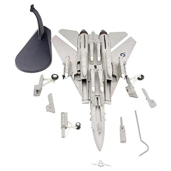 F14 Tomcat Northrop Grumman Abatibl MX14F-001 F-14A Tomcat 1100 19x19x14cm MetalPlástico Base plastico Gris, F-14A Tomcat Wings Adjustable