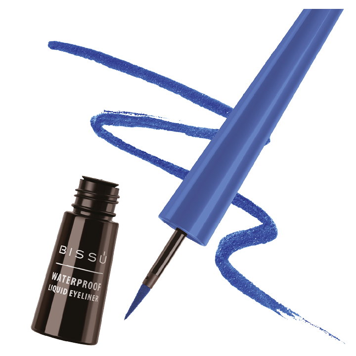 Bissú Delineador Líquido para Ojos – Waterproof, Punta de Fieltro, Larga Duración - 01 Negro