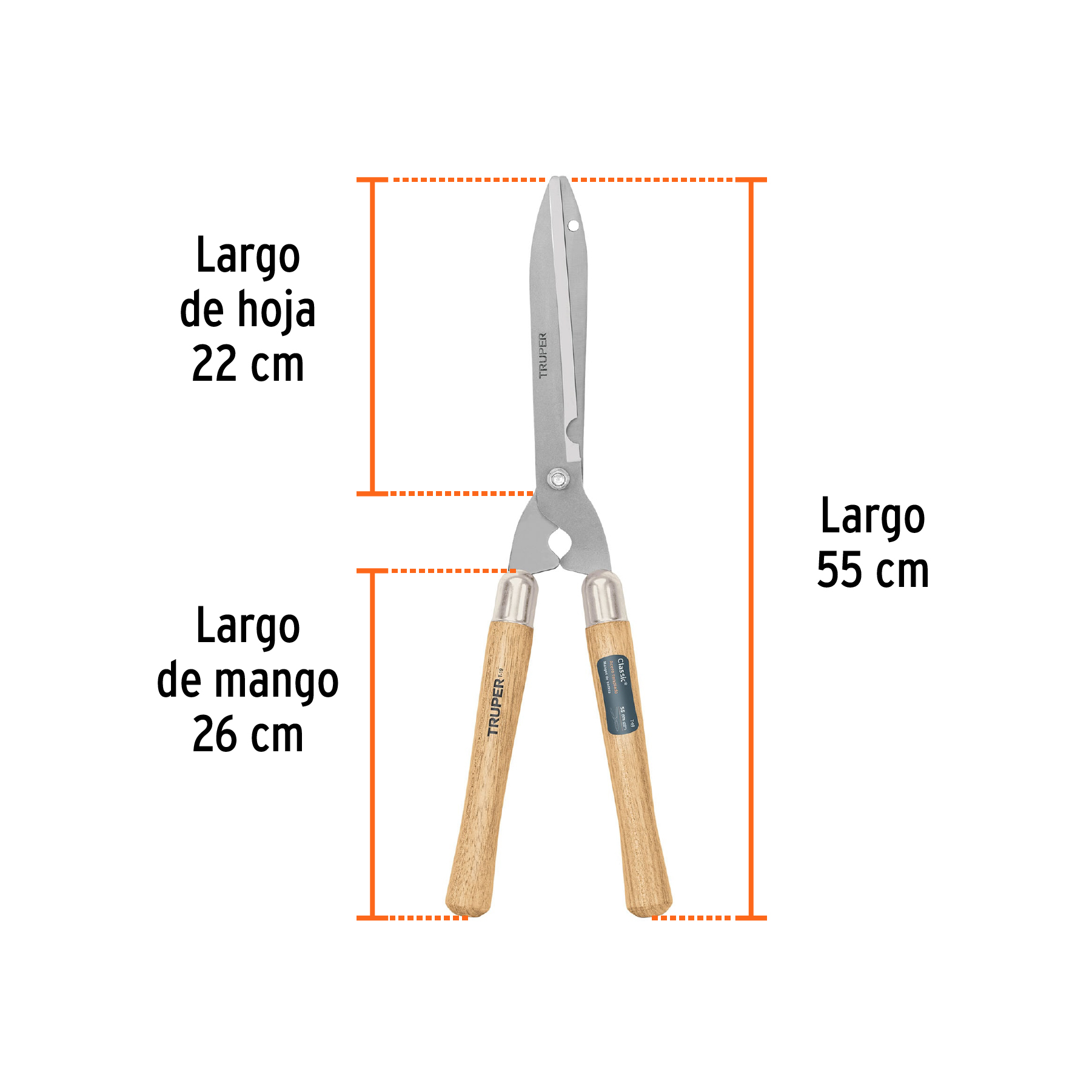 TIJERAS  PARA JARDINERIA CORTAR PODAR PASTO HIERBAS MALEZA TRUPER 