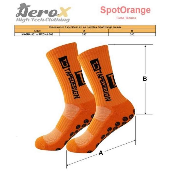 Medias Largas Bonitas MXGNA-001 1Par Naranja 6-12,5US TapeDesign Calcetines Tubo Medio Algodón, SpotOrange