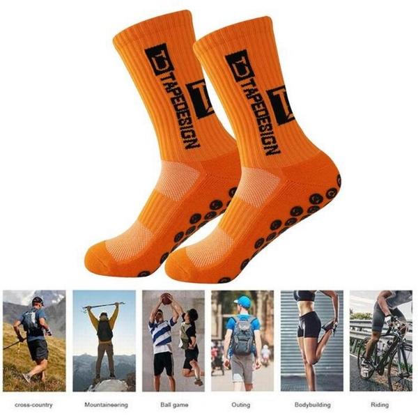Medias Largas Bonitas MXGNA-001 1Par Naranja 6-12,5US TapeDesign Calcetines Tubo Medio Algodón, SpotOrange