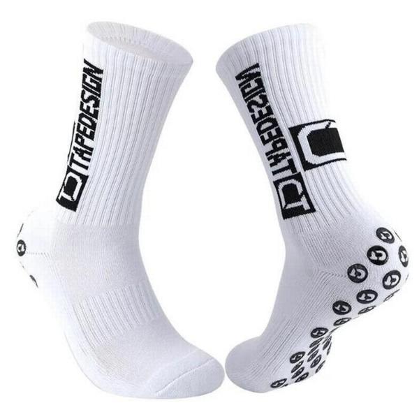 Calcetines de media caña MXIWS-001 1Par Blanco 6-12,5US TapeDesign Calcetines Tubo Medio Algodón, SpotWhite