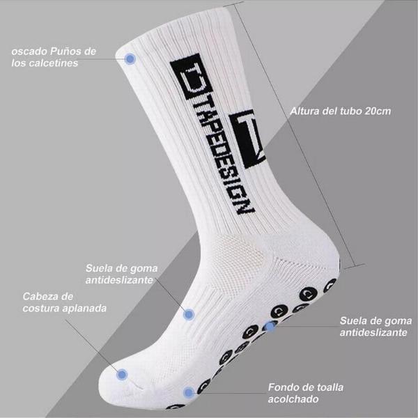 Calcetines de media caña MXIWS-001 1Par Blanco 6-12,5US TapeDesign Calcetines Tubo Medio Algodón, SpotWhite