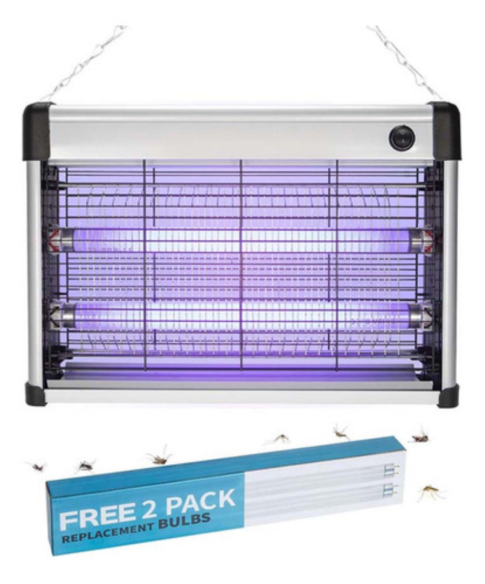 20w Lámpara Mata Mosquitos Killer Eléctrico Matamoscas Blanco