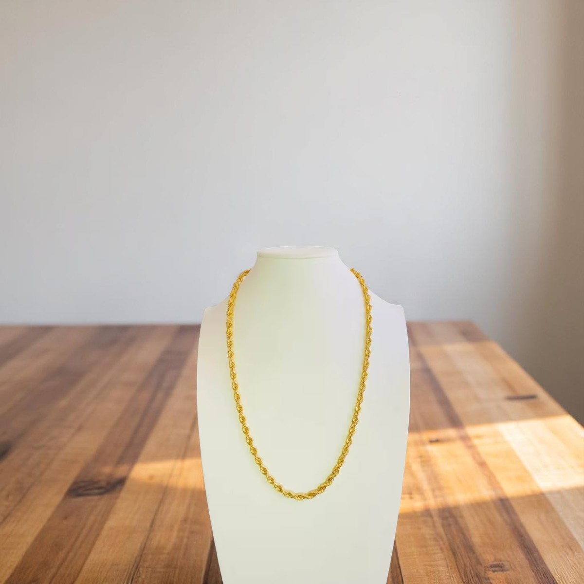Cadena Torzal 50 Cm X 6 Mm Oro 14K + Obsequio