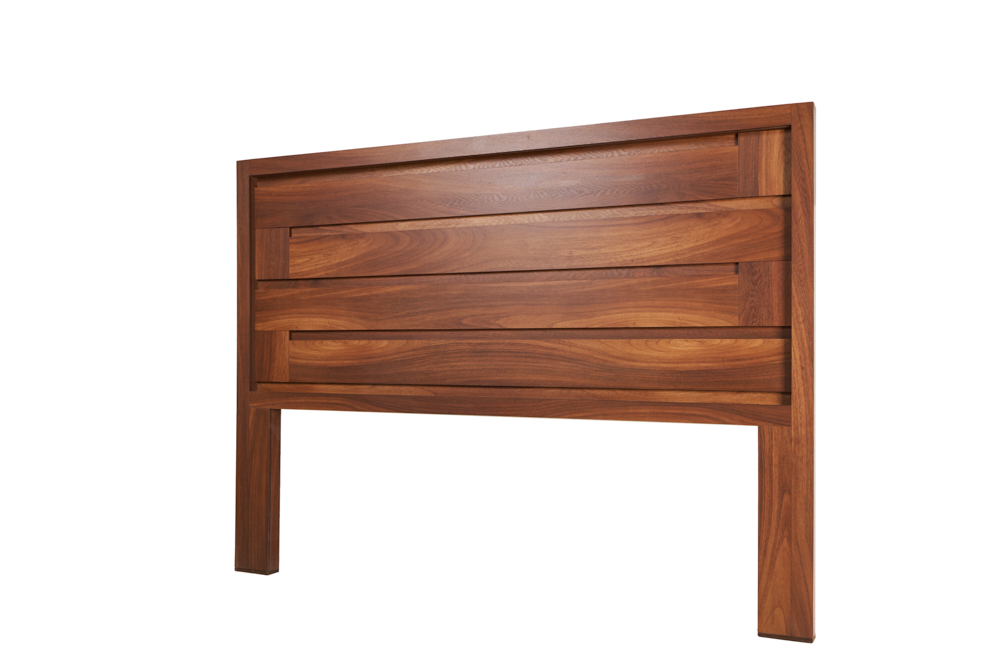 Cabecera King Size Color Nogal - Madera MDF y Melamina