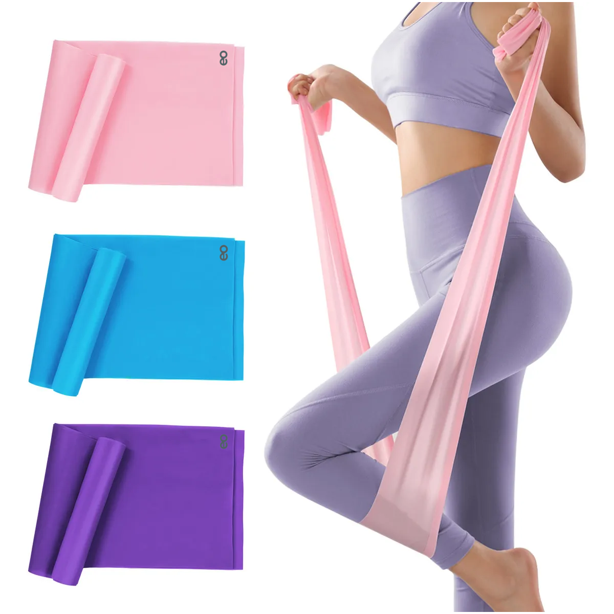 Set 3pcs Bandas Elásticas Ligas De Resistencia Ejercicio