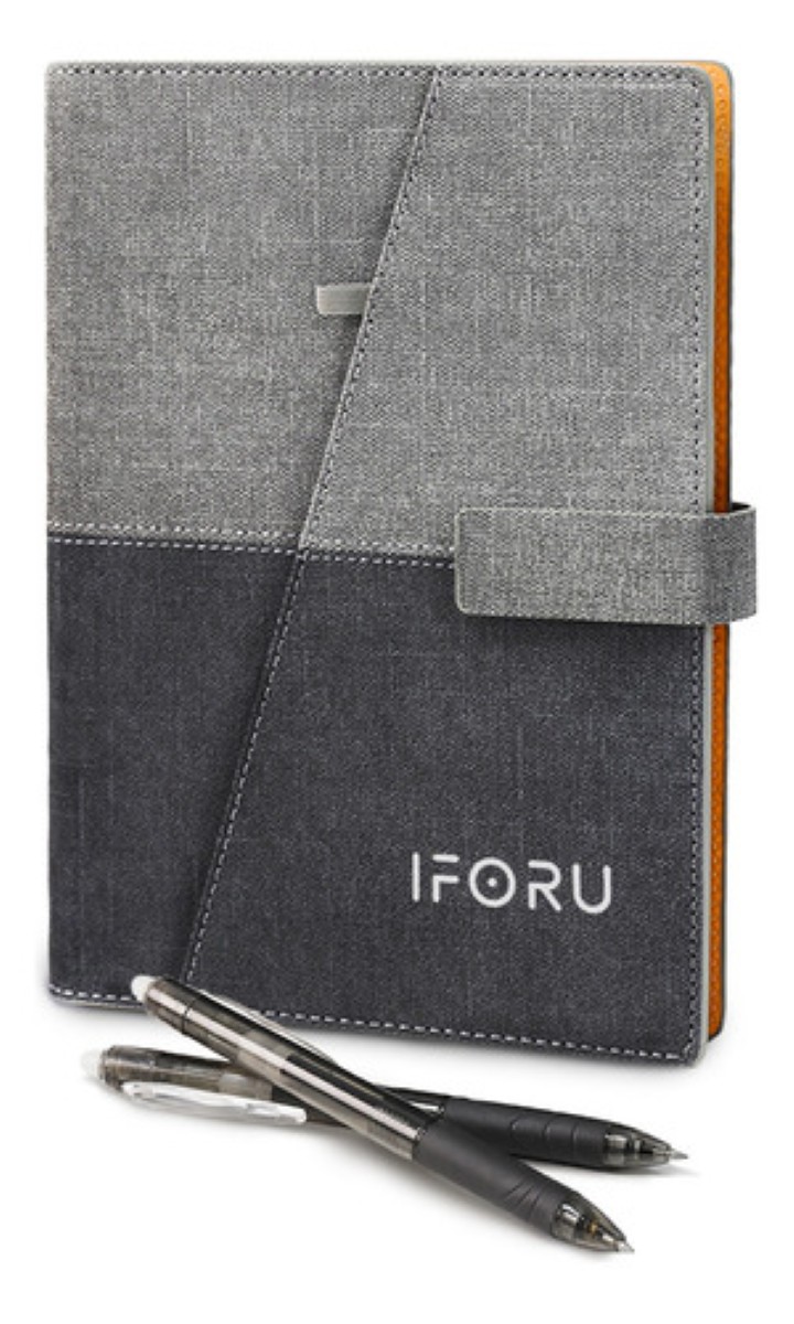 Cuaderno Inteligente Reutilizable Libreta 100 Page 2 Plumas Gris 