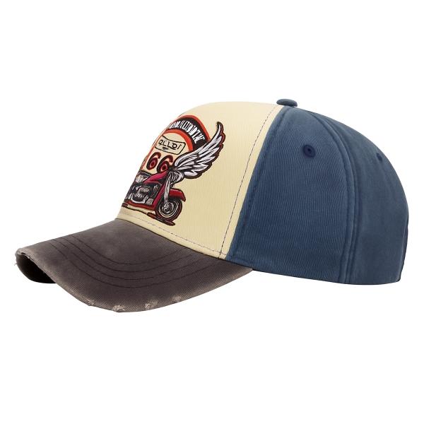 Knite gorra motociclista Route 66 estilo lavado vintage para hombre