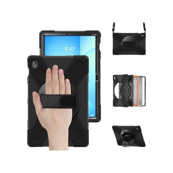 Funda de uso rudo para Samsung Galaxy Tab S10 FE+ X620 13.1" case resistente a caidas con correa