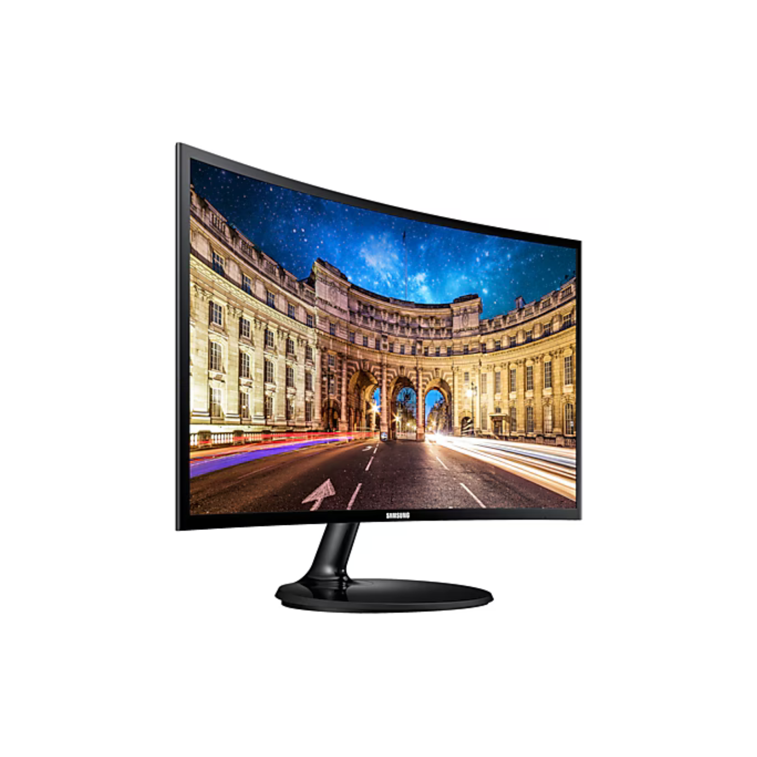 Monitor Curvo 24" Negro con Pantalla Inmersiva Full HD