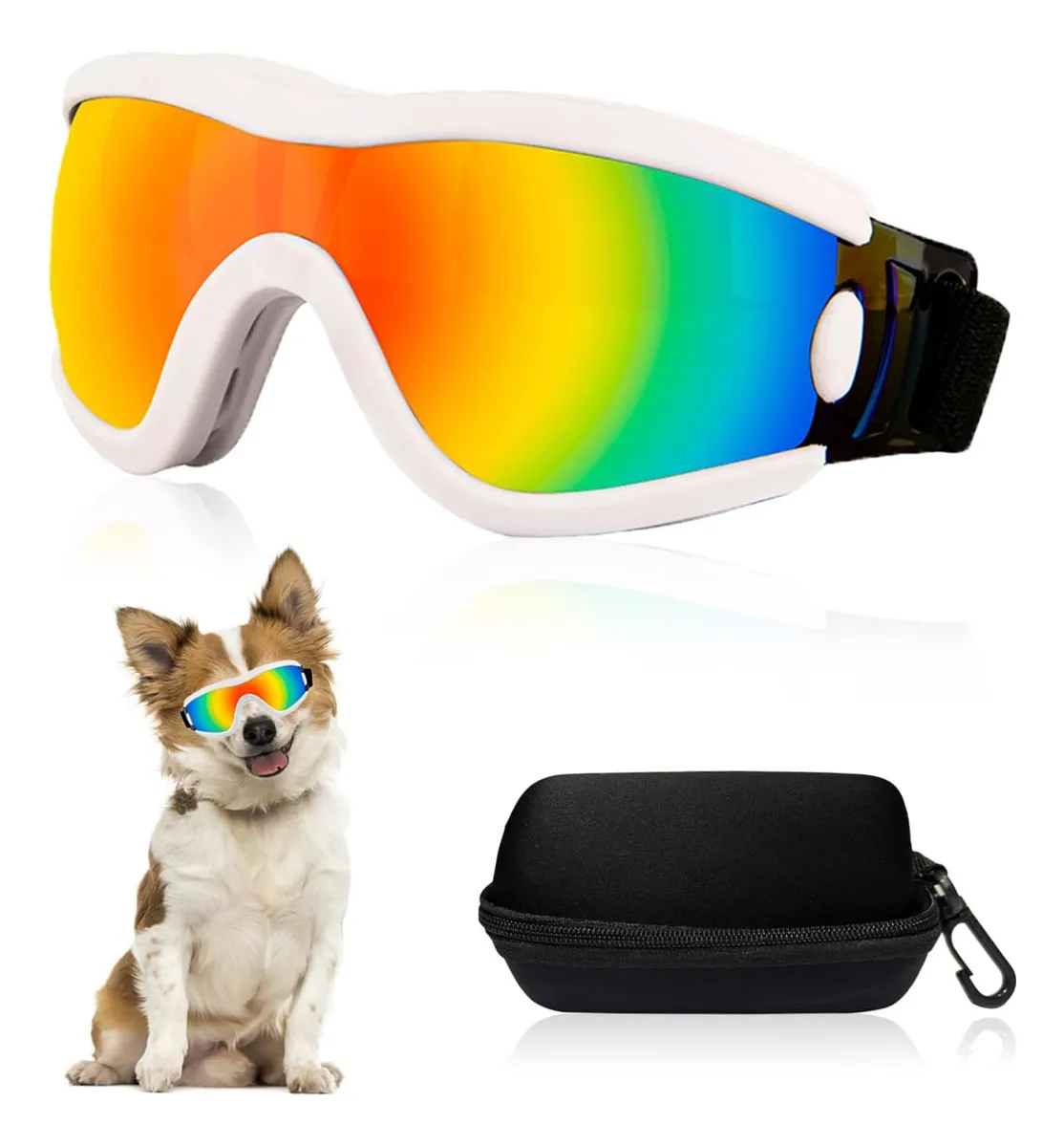 Lentes Gafas De Sol Para Perros Pequeño Protección Uv Viento